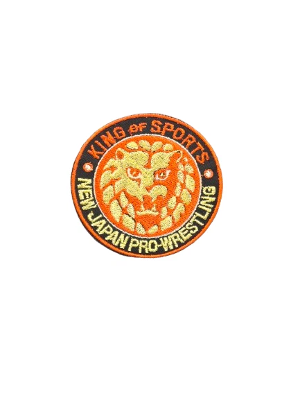 NJPW KING OF SPORTS スポーツグッズ USA Wrestling Patch NJPW Iron-On Patch - 3.5