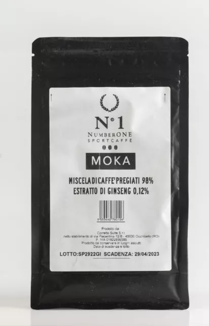 Caffè al Ginseng macinato per la Moka  - 250 gr. x 2 buste  = 500 gr.