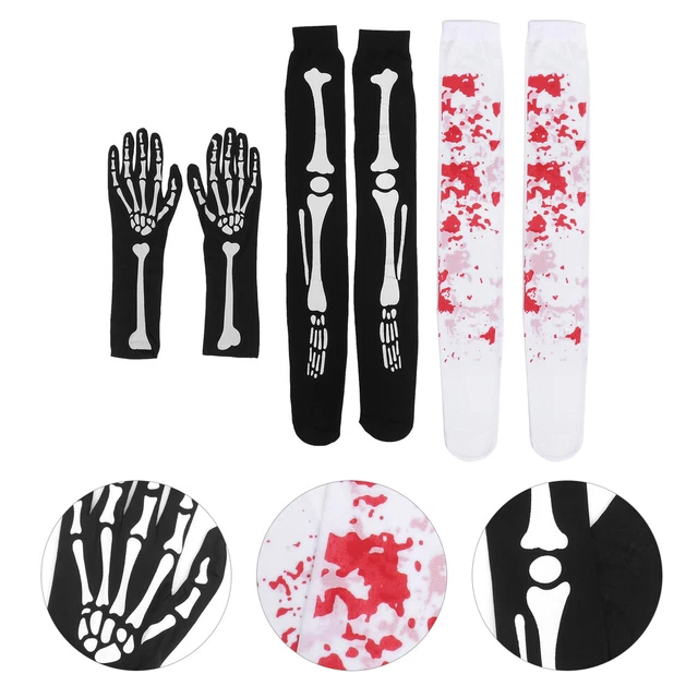 3 Pairs Halloween Christmas Birthday Gift for Friends halloween high socks women