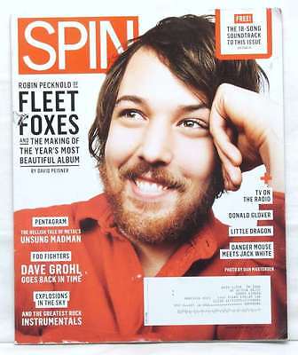 Spin Magazine Fleet Foxes Robin Pecknold Dave Grohl Foo Fighters May 2011 Rare!!