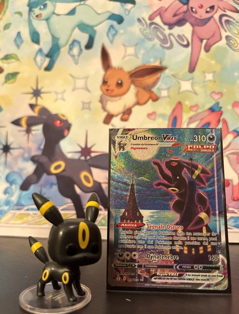 pokemon tcg evolving skies 095 203 umbreon vmax card 2021 Ultra Rare #095 PSA Authenticated 10 proof acrylic case and featuring a striking image of the captivating character Pokemon TCG Umbreon VMAX -