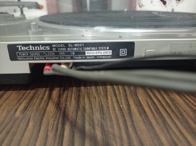 Platine Vinyle Technics SL-BD21 - Automatique - Système Vintage - Occasion