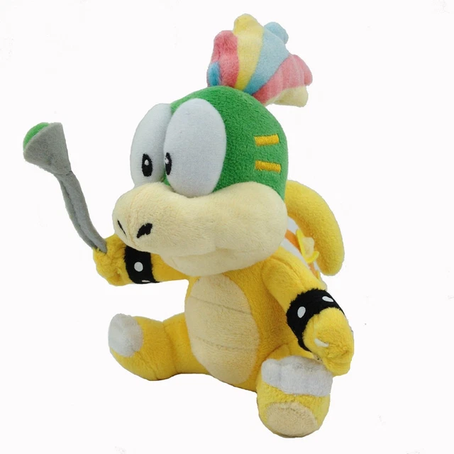 Laruokivi Dessin animé koopaling Lemmy Peluche Jouet bébé Bowser Jr Koopa Doux Animal en Peluche poupée 9 Pouces