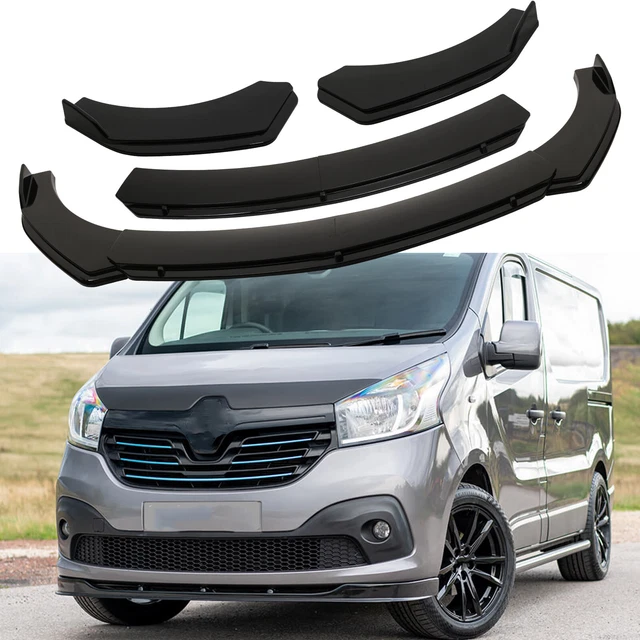 Mercedes Sprinter 2018+ LOWER FRONT ABS GLOSS BLACK SPLITTER BUMPER LIP Add On