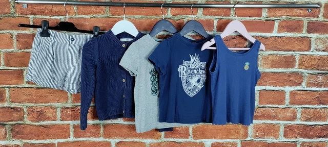 Girls Bundle Age 3-4 Years M&S Harry Potter T-Shirt Top Shorts Cardigan 104Cm