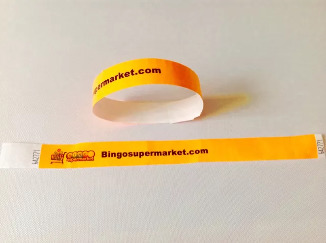 Wristbands For Events,Tyvek,Paper Like,Security Number Seal,Custom Print/Plain