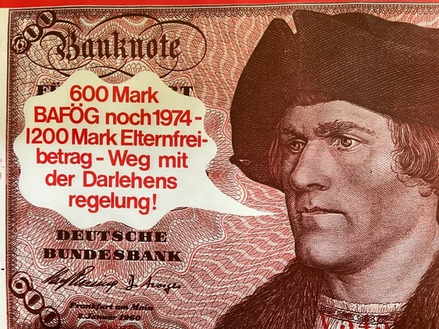 Plakat Gegen Inflation und soziale Demontage AStA