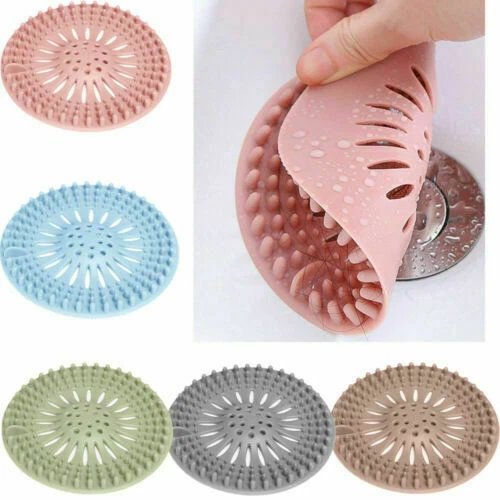 BATHROOM HAIR TRAP Shower Bath Plug Hole Waste Catcher Stopper Drain