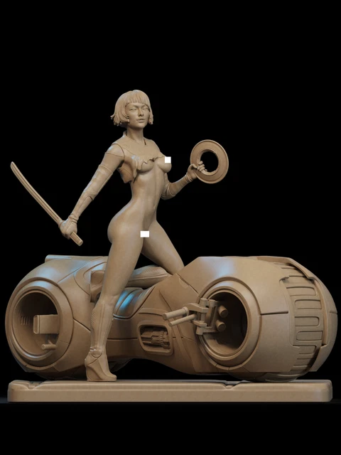 Kit Modèle 3D Résine Daphne NSFW 1/12 - À Peindre - Imprimé Récemment - Âge 16+ - Marque Abe3660