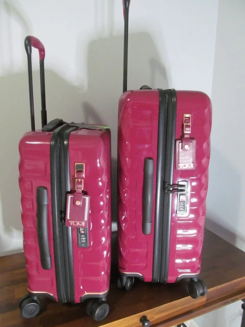 TUMI Luggage Set, 19 Berry Extended Stay Carry On & Check In TSA Lock-USB, NWT 2