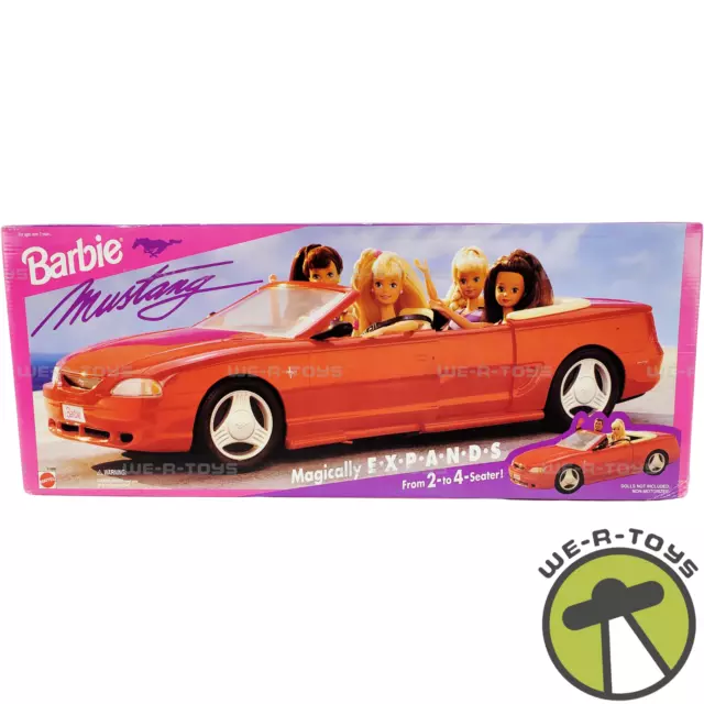 1994 Barbie Ford MUSTANG Convertible Erweitert Von 2 Sich 4 Sitzer 11929 Mattel