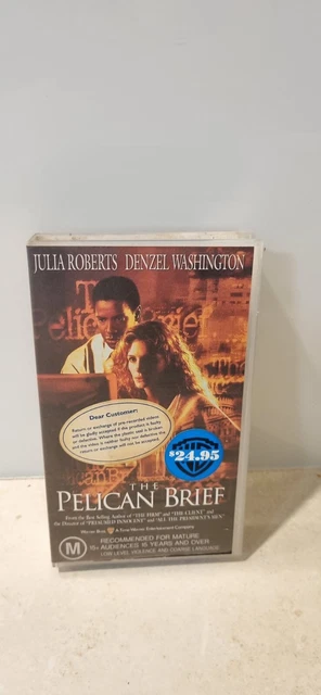 The Pelican Brief - Julia Roberts - VHS Movie - Video Tape