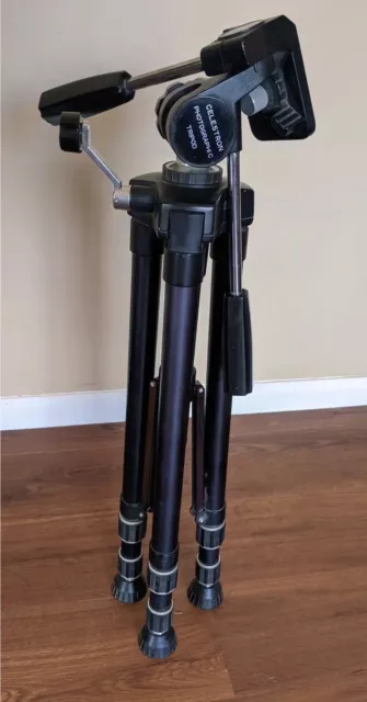 Celestron Photographic/Video Tripod with Pan/Tilt Head Vintage Heavy Duty