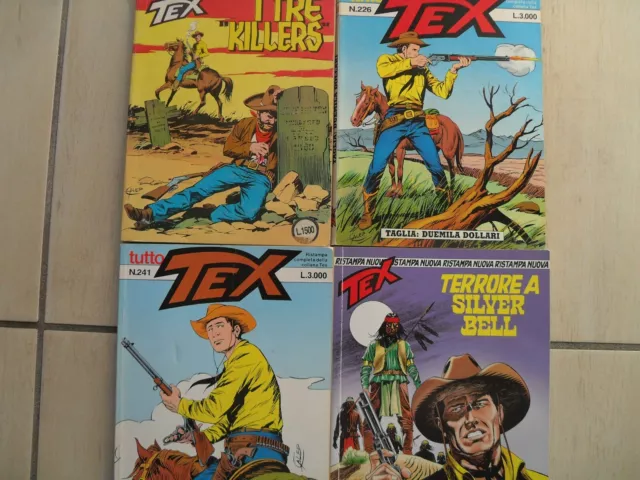 TEX lotto blocco 4 albi: n. 216, 226, 241, 422