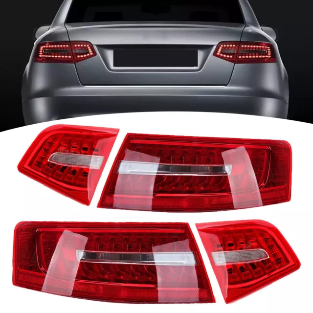 Juego de luces traseras interiores traseras exteriores LED para Audi A6 S6 2009-2011 izquierda + derecha Reino Unido