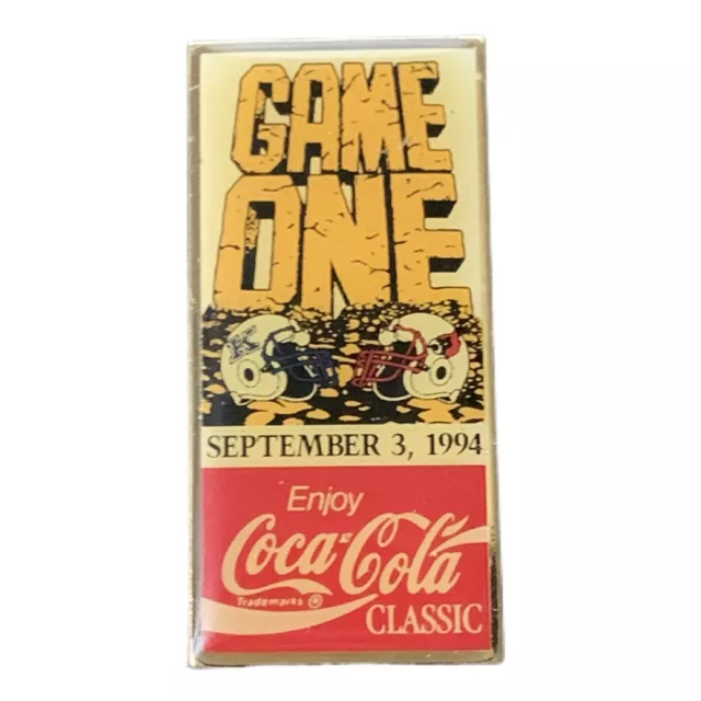 1994 Coca-Cola Kentucky Wildcats Louisville Cardinals Game One Souvenir Pin