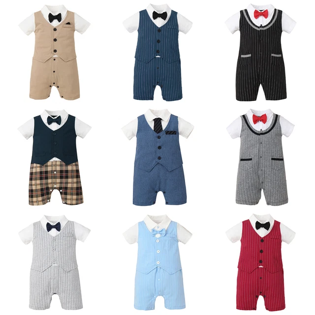 Abito festa di compleanno neonato bambini bambina con romper manica corta