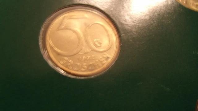 Coin Sets of All Nations Austria UNC all 1984 but 50 Groschen 1982 2 Groschen 83 4