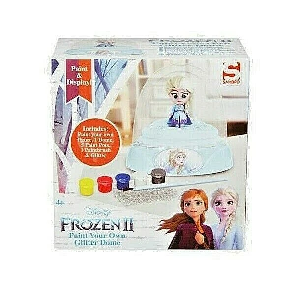DISNEY FROZEN 2 Paint Your Own Glitter Dome Paint your own Anna Toy £7.