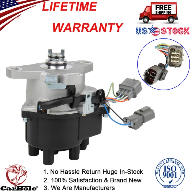 Ignition Distributor For 92-95 Honda Engine OBD1 B16A1 B16A2 B18C1 TD44U & TD68U