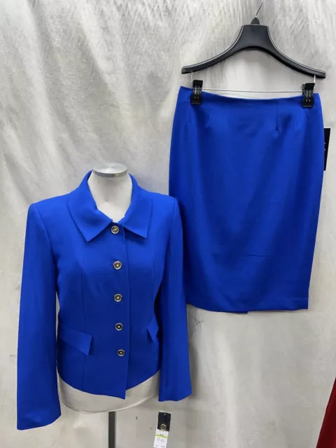 Lesuit Skirt  Suit/Royal/Size 18/New With Tag/Retail$240/Lined/Skirt 25"/