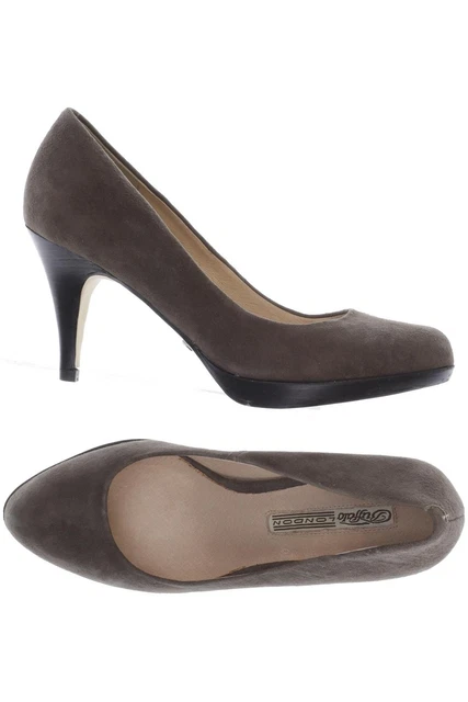 Décolleté Buffalo donna tacchi alti stiletto taglia EU 37 pelle grigio #ubs95uq