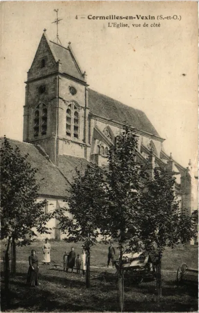 CPA Cormeilles-en-Vexin (S.-et-O.) - L'Eglise, side view (290305)