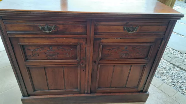 victorian mahogany sideboard