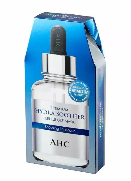 AHC Premium Hydra Soother Cellulose Sheet Mask 27gx5pc Hyaluronic Acid Moisture