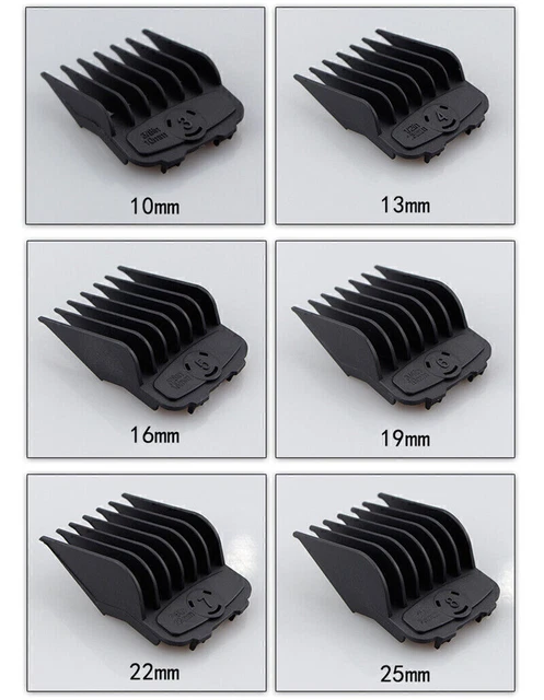 10PCS MAGNETIC HAIR Clipper Cutting Guides Guards Limit Combs Set For ...