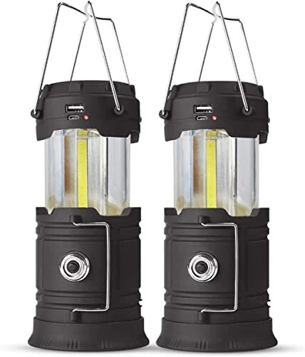Solar Rechargeable,LED Camping Lantern, Suitable Survival Kits for Hurricane,...