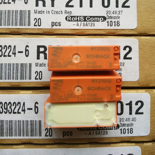 TYCO RY211012 12VDC 8A 250VAC Power Relay 5 Pin £4.79 - PicClick UK
