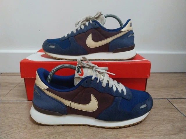 Nike Air Vortex Vintage Uk 7.5 Blue Maroon Mens Trainers 2016