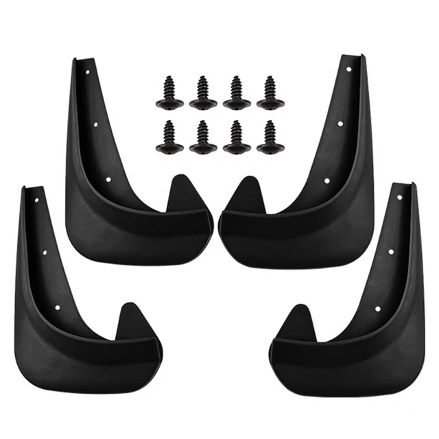 Paraspruzzi Auto In Gomma - 4 Pezzi Universali, Anteriore E Posteriore, Con Viti - Foto 9