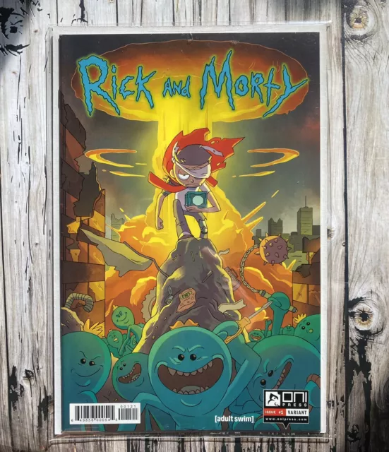 Rick And Morty Comic Book Issue 1 Bam Variant 2015 Oni Press Vf 50