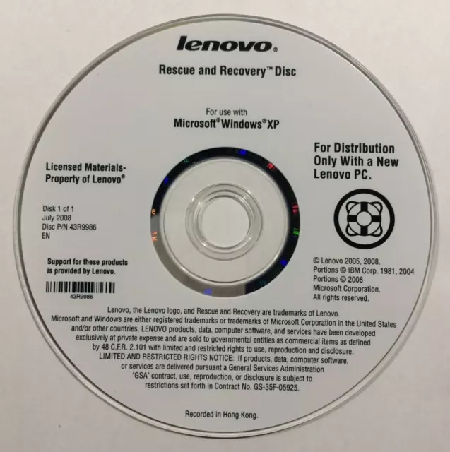 Lenovo Disc 003 [CD]