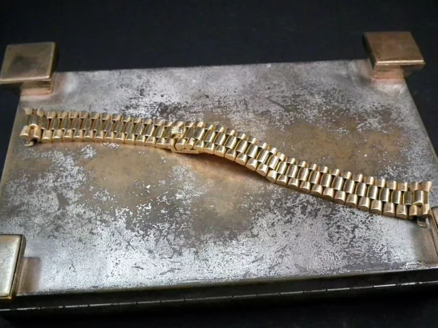 Genuine Solid 18ct Yellow Gold Ladies 26mm (lug) Rolex President Bracelet