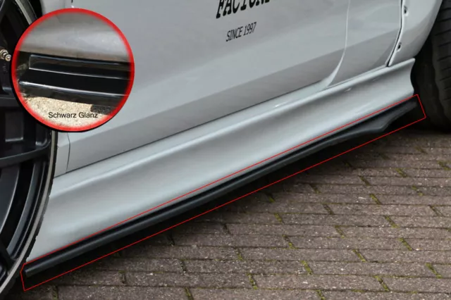 Cup2 Seitenschweller Seitenschwerter ABS passend für BMW 5er E39 glanz schwarz