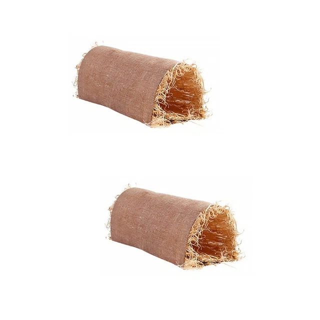 2x Guinea Pig Tunnel Hamster Hideout Kaninchen Heu Bunny Tunnel Bett