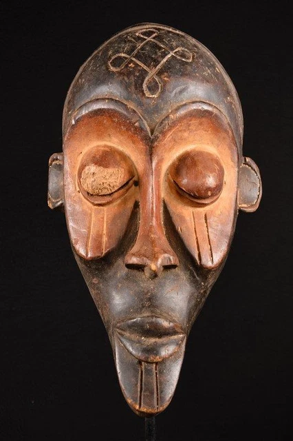 20321 African Old Chokwe Mask / Mask Dr Congo