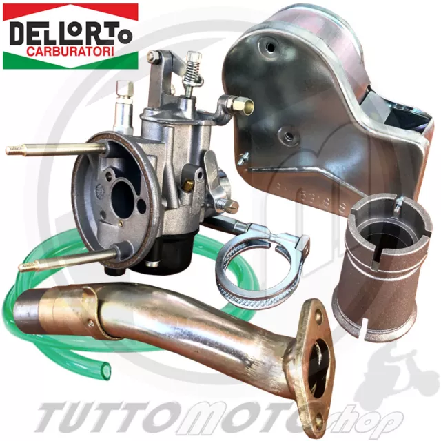 Kit Carburatore 19-19 Completo Dellorto Piaggio Vespa 50 Special / L N R Nuovo