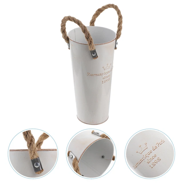 1 pc Pitcher Flower Holder Vintage Flower Vase Country Jug Iron Flower Planter