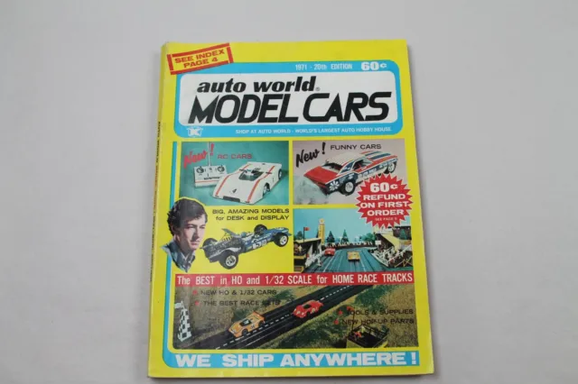 1971 Auto World Katalog 20th Edition, Modell Cars, Slot Cars Und Mehr