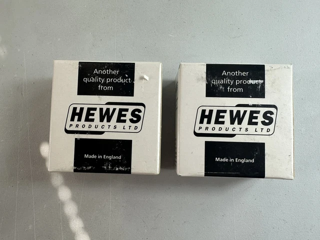 Lote de 2 nuevos carretes de desarrollo de acero inoxidable Hewes 35 mm en caja hechos en Inglaterra