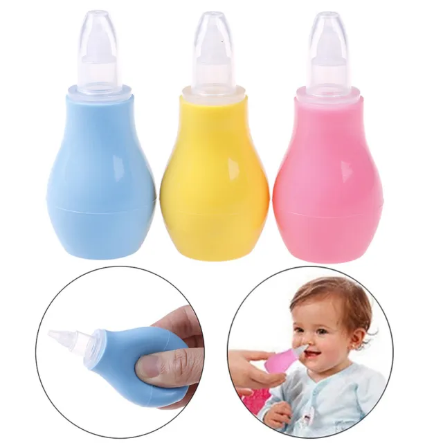 1Pc Newborn baby silicone nasal aspirator infant snot suction nose aspirator`UL