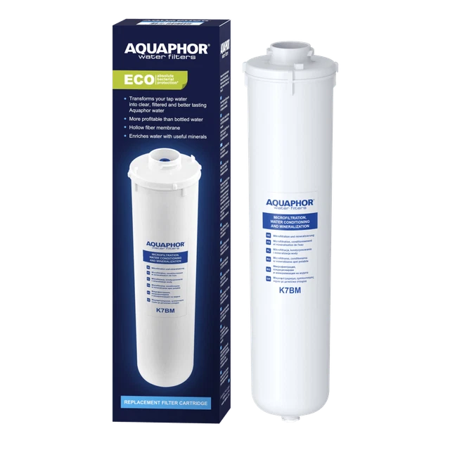 Cartucho de filtro K7BM 3 en 1 bloqueo germinal para sistemas Crystal ECO PRO RO posfiltro