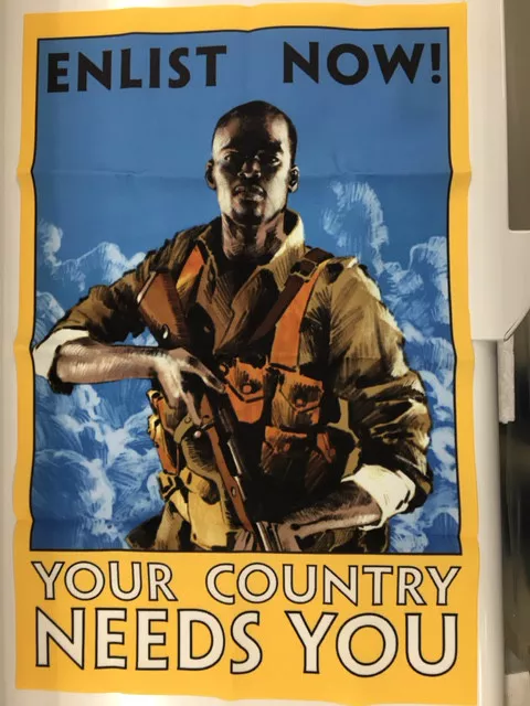 Battlefield 1 Cloth Propoganda Poster From Collector's Edition New 2