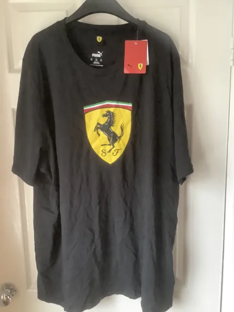 Camiseta Ferrari Black Classic Shield
