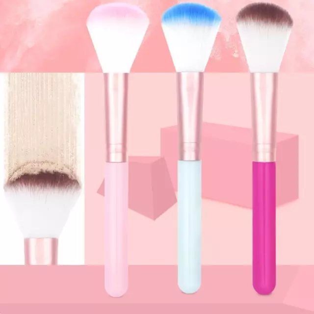 Pinceaux Cosmétiques De Maquillage Kabuki Contour Face Blush Brush Powder F