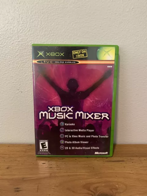 Xbox Music Mixer - Mint - Complete w/ Manual - Karaoke - Xbox Original